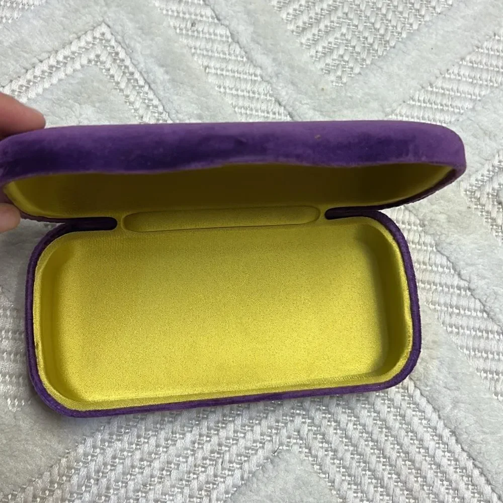 GUCCI - Purple Velvet Glasses Case